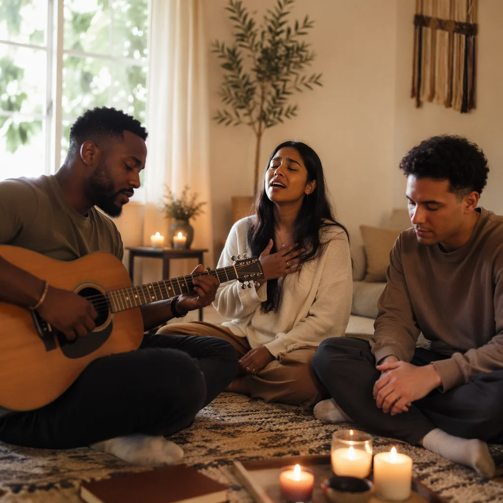 Intimate Acoustic Worship in Living Room