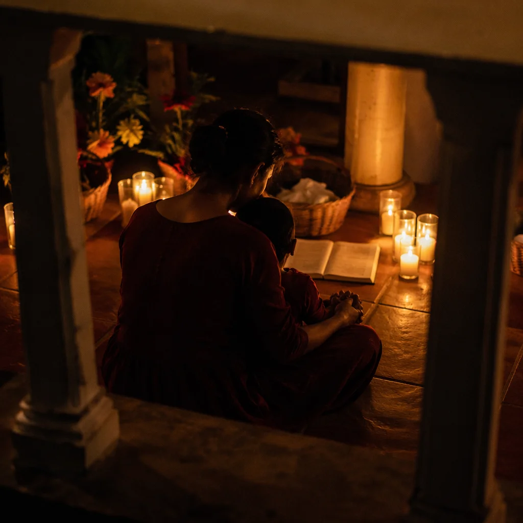 Tender Mother and Child Evening Prayer