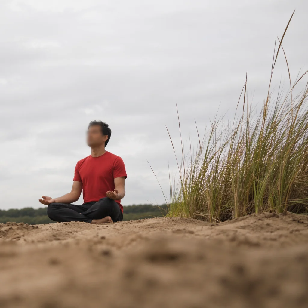 Peaceful Outdoor Meditation in Natural Stillness