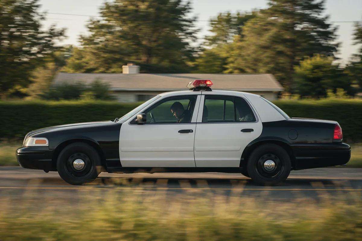 Police Officer Prayer in Patrol Car