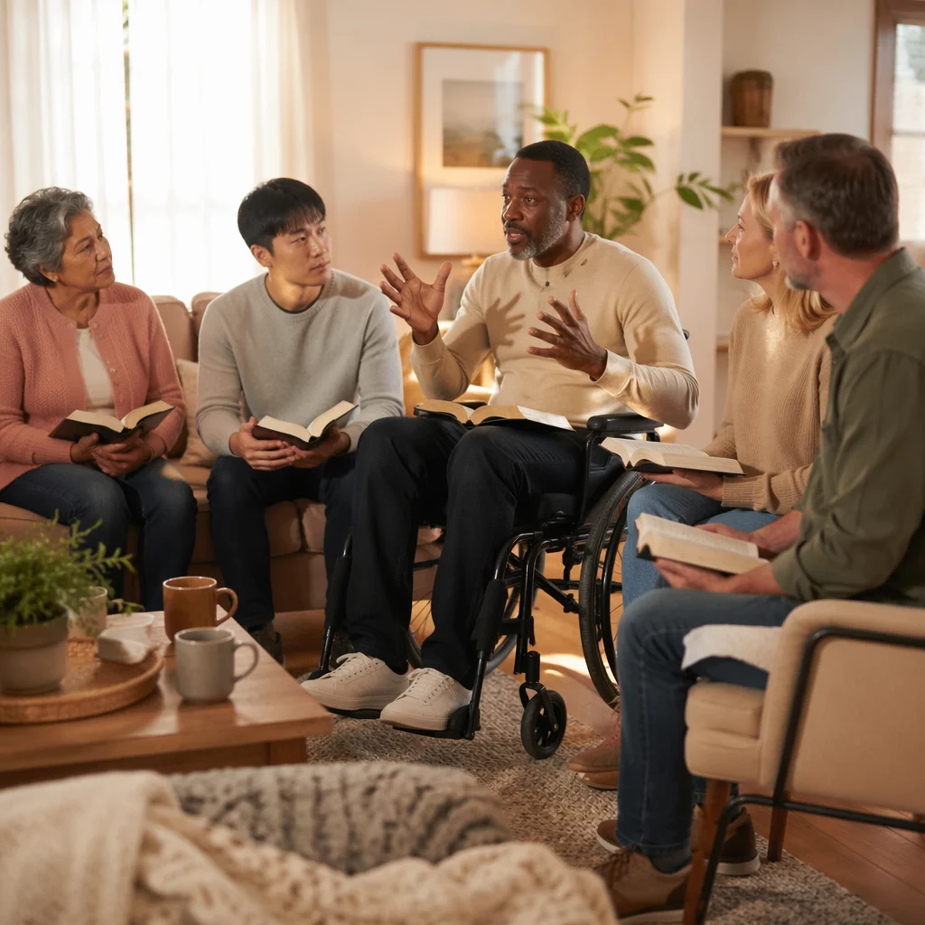 Wheelchair User Leading Group Study at Home