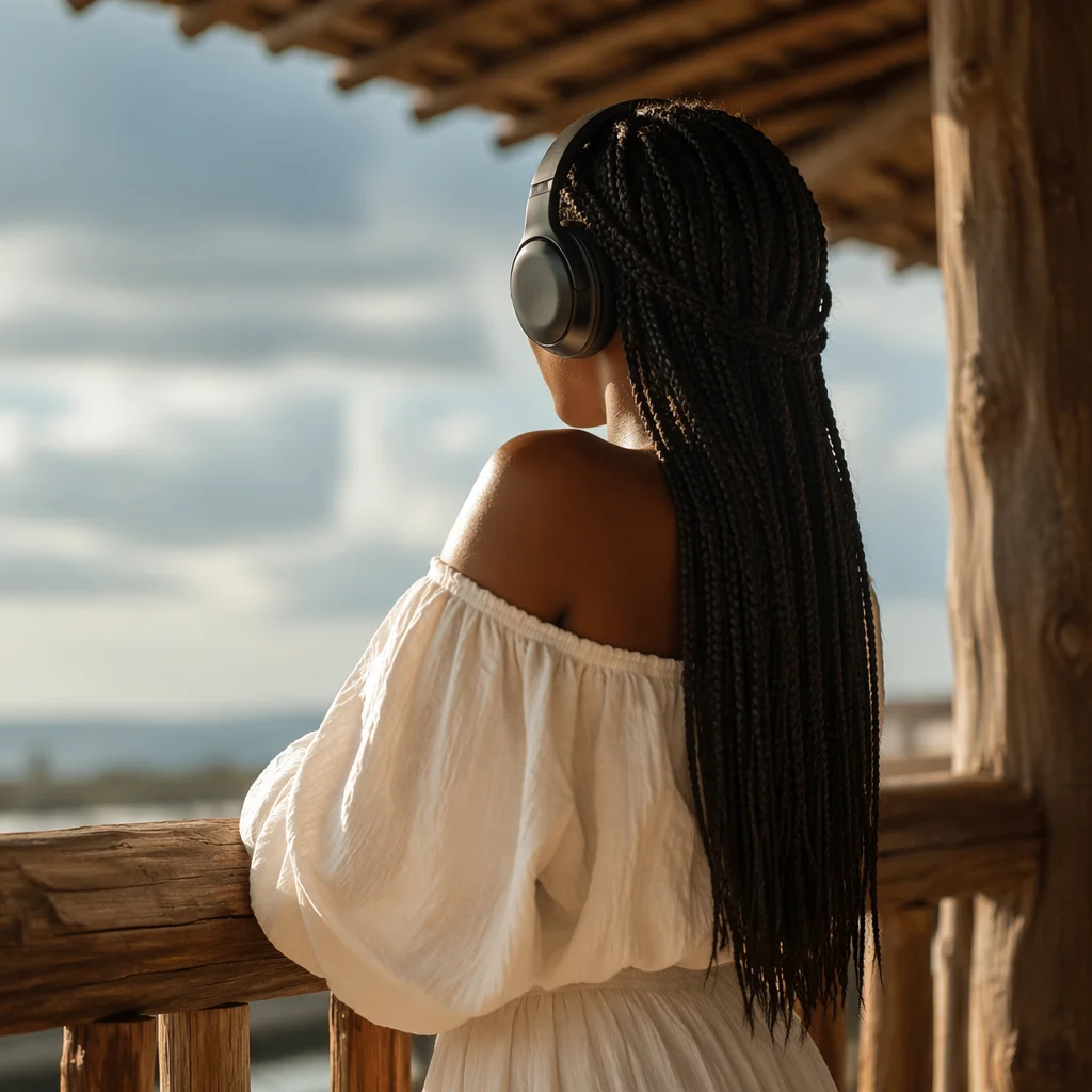 Confident Woman in Warm Afternoon Light