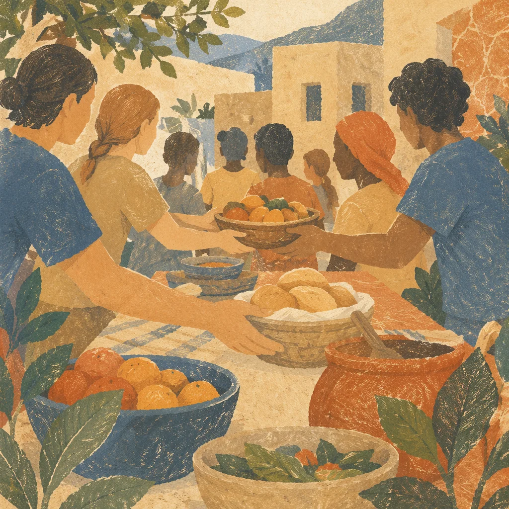 Young Adults Serving Overseas Community Meal