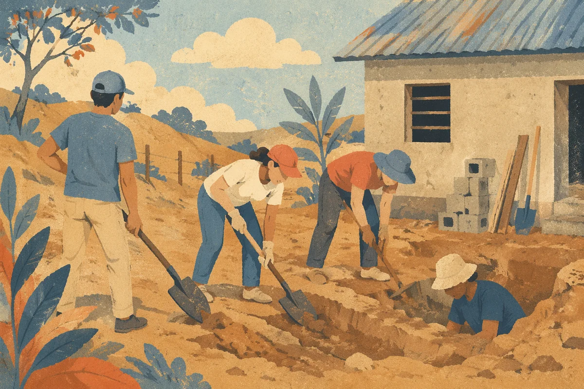 Young Adult Mission Team Serving Overseas