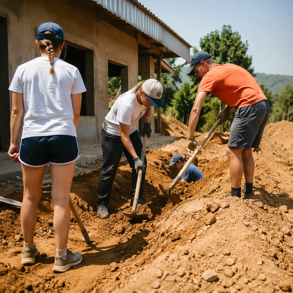 Young Adult Mission Team Serving Overseas