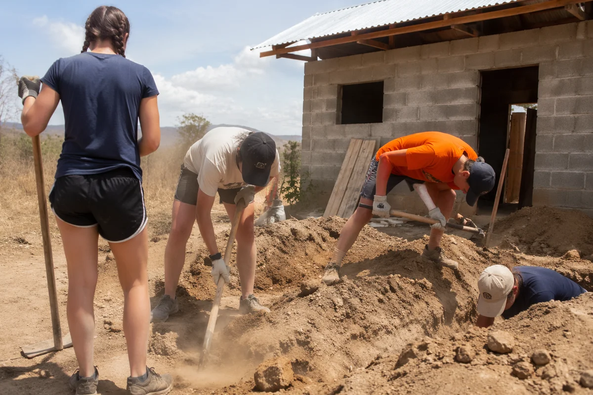 Young Adult Mission Team Serving Overseas