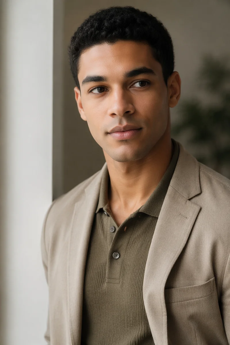 Young Professional Man in Casual Blazer