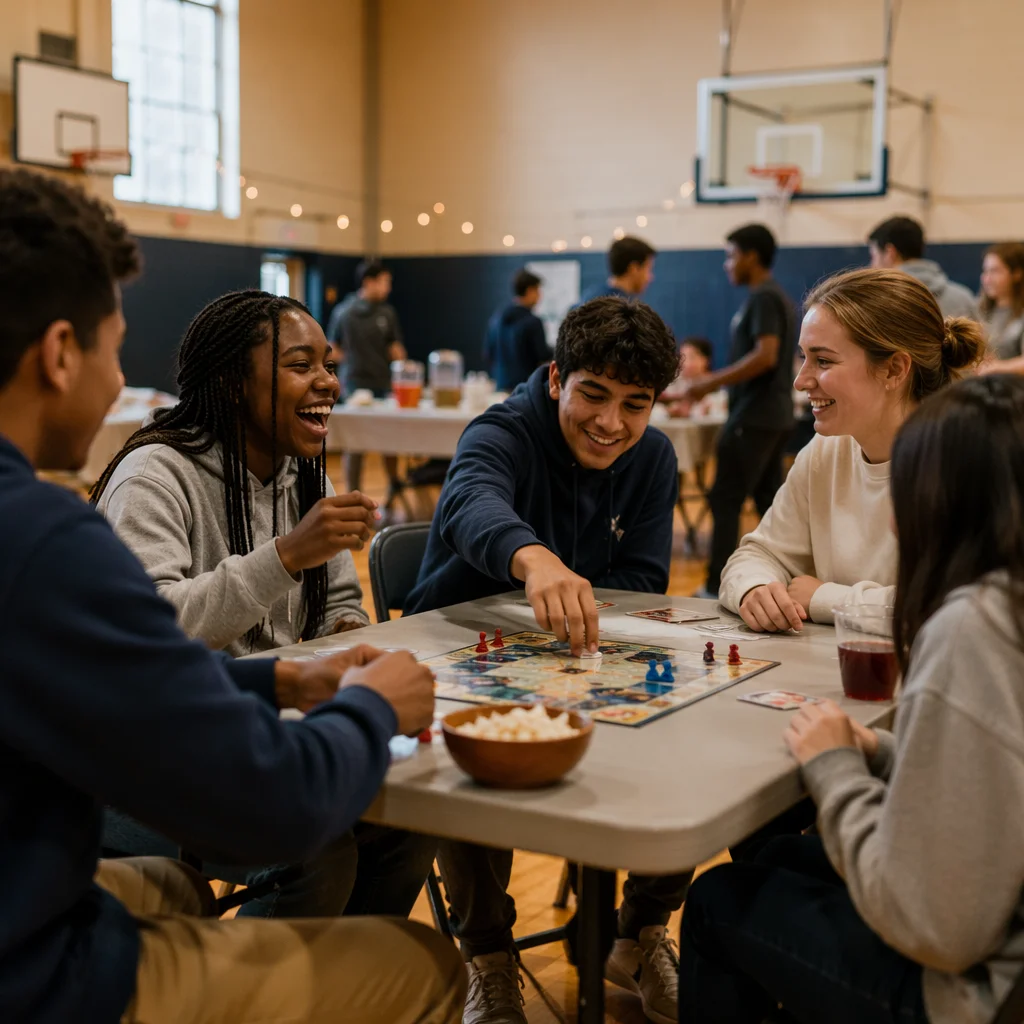 Joyful Youth Group Game Night Fellowship