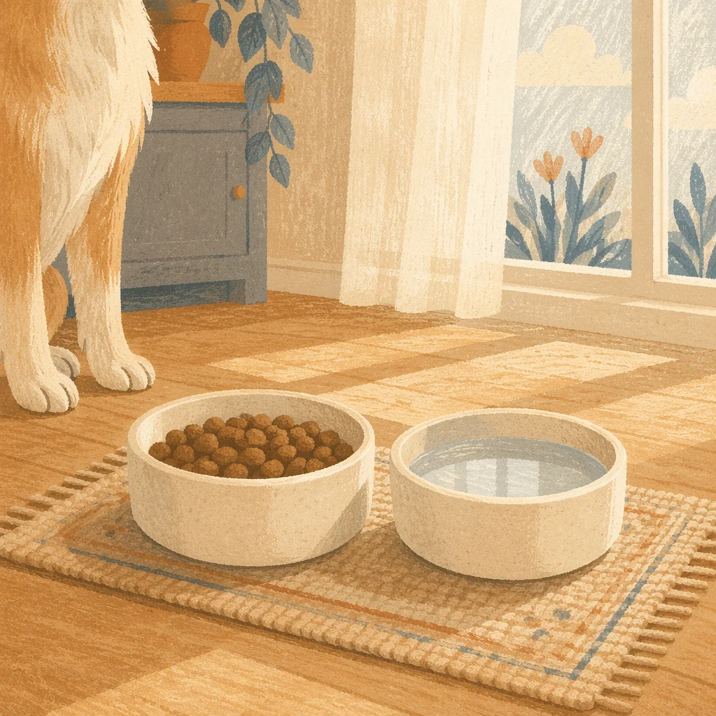 Sunny Pet Feeding Corner with Bowls