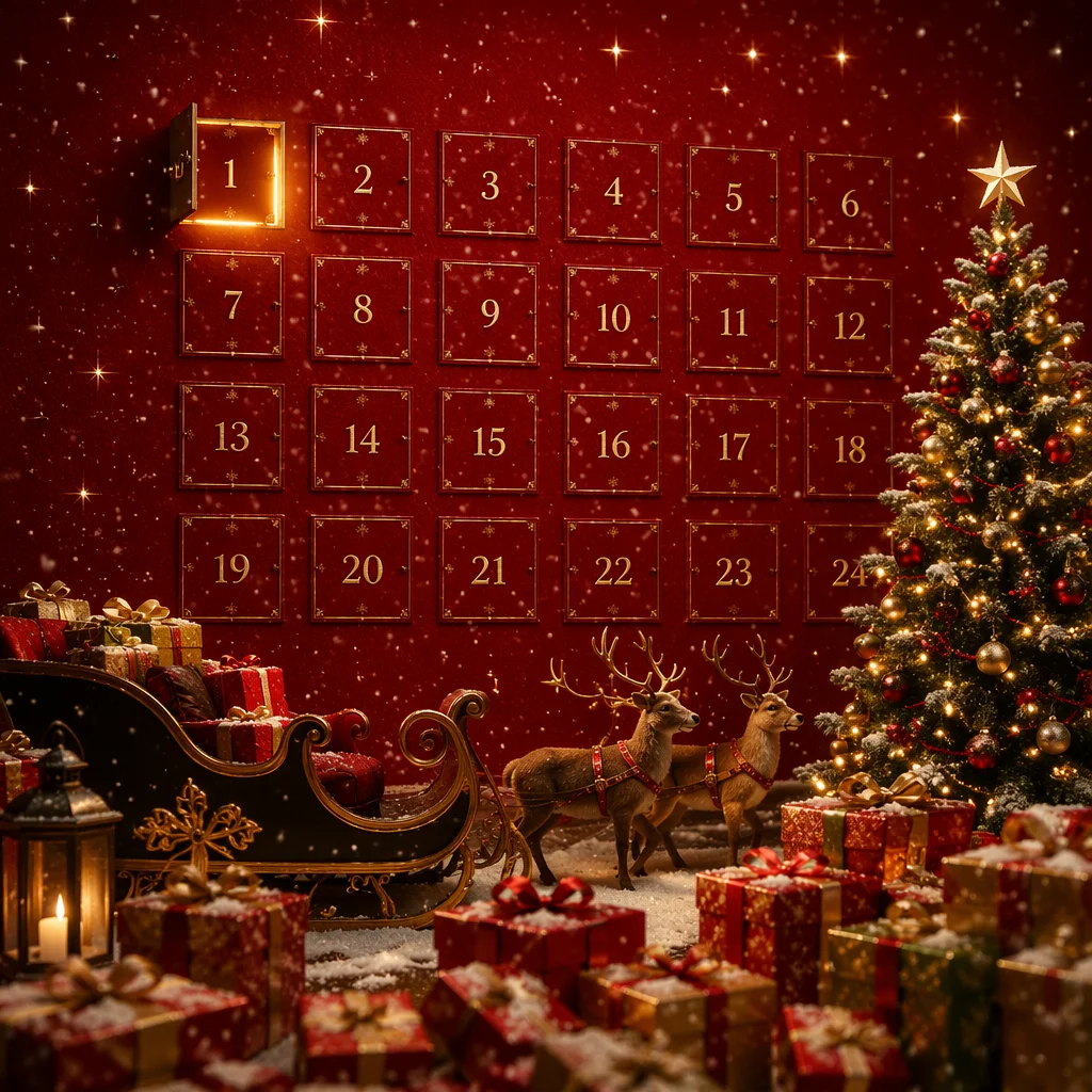 Advent Calendar Day One Festive Reveal