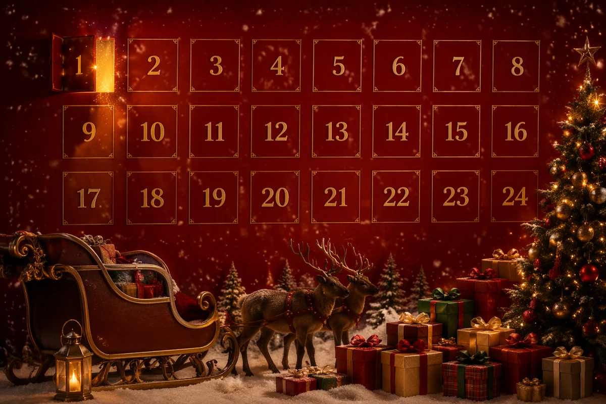 Advent Calendar Day One Festive Reveal