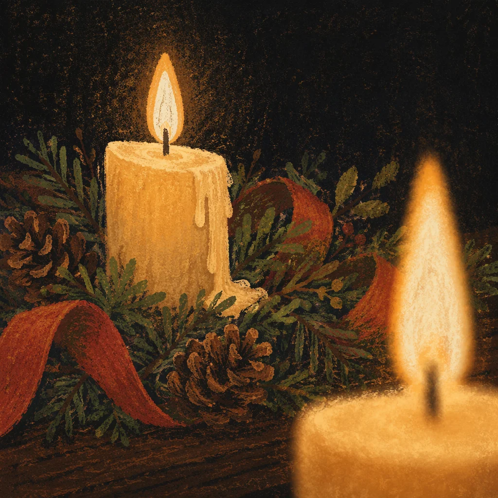 Warm Advent Wreath Candlelight Devotion