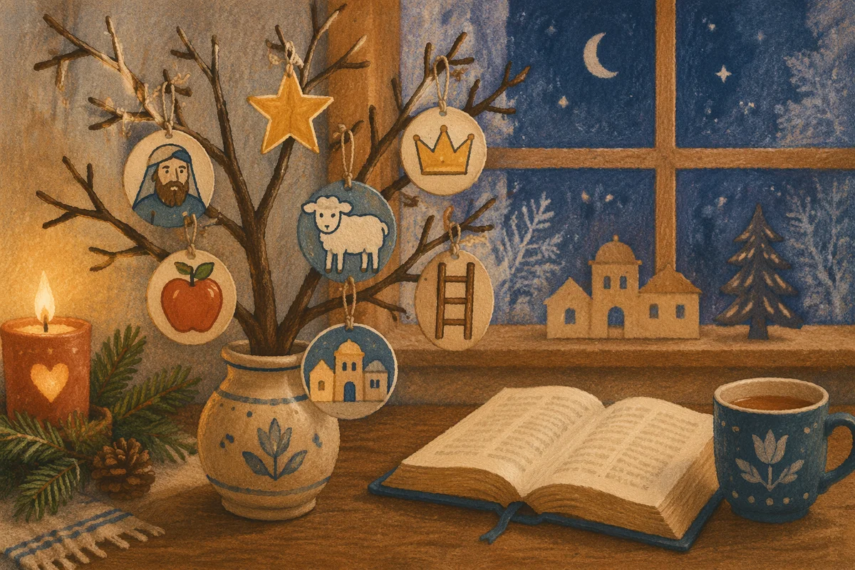 Advent Jesse Tree Ornaments by Scripture