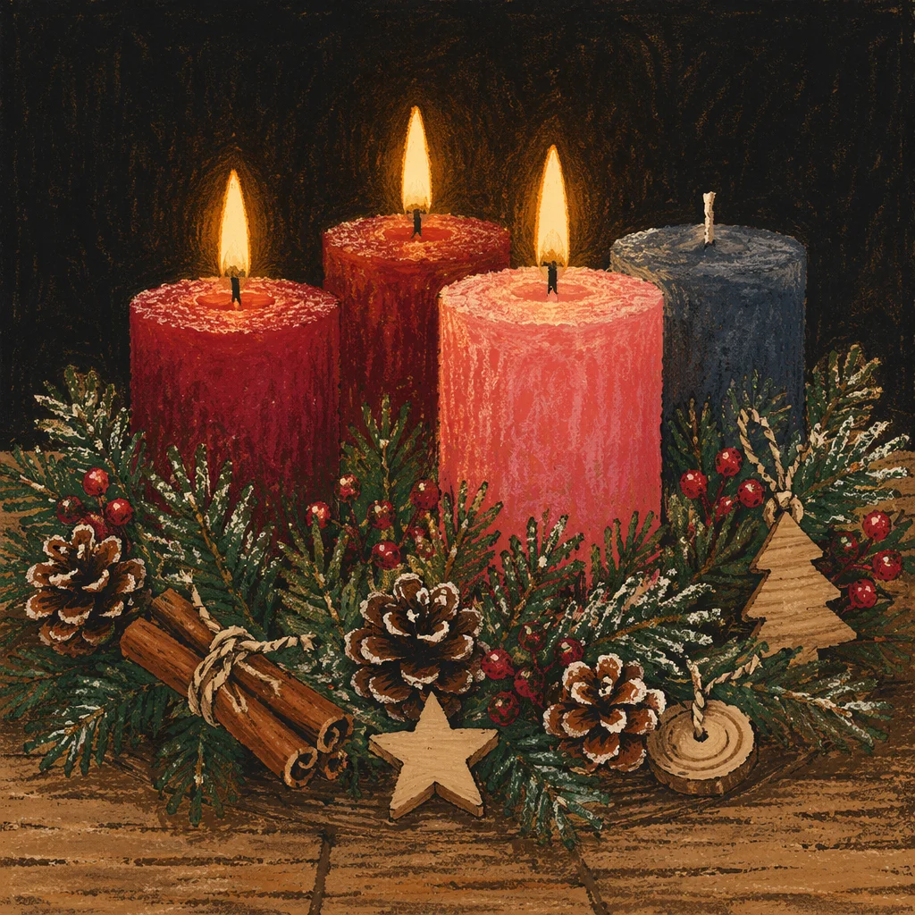 Advent Wreath Third Week Candle of Joy
