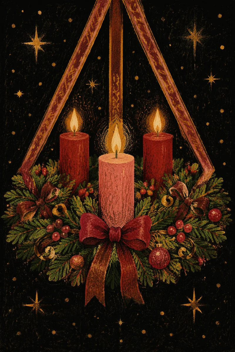 Third Week Advent Wreath of Joy