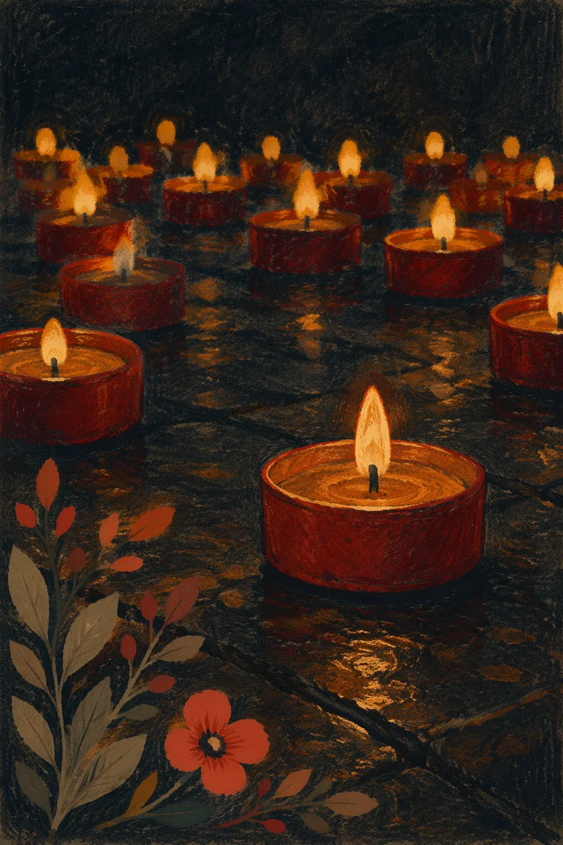 All Saints Day Candle Memorial Remembrance