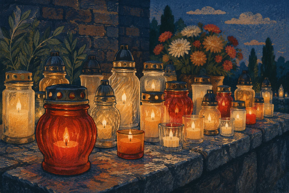All Saints Day Candlelit Memorial Garden