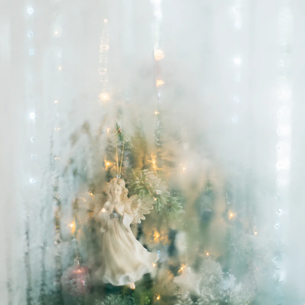Dreamy Angel Ornament on Christmas Tree