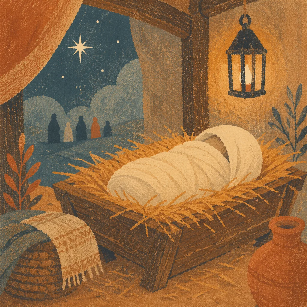 Baby Jesus in Straw Manger