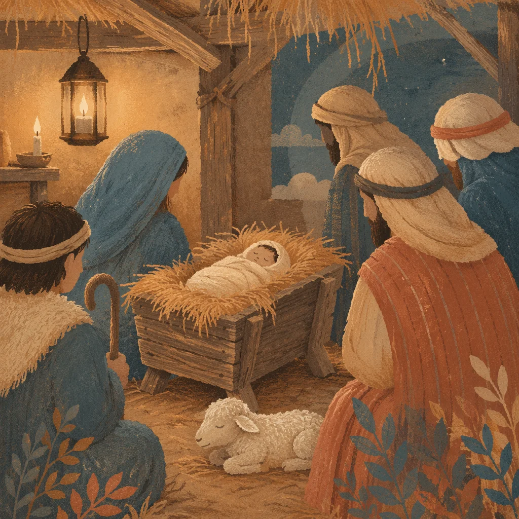 Baby Jesus in Straw Manger
