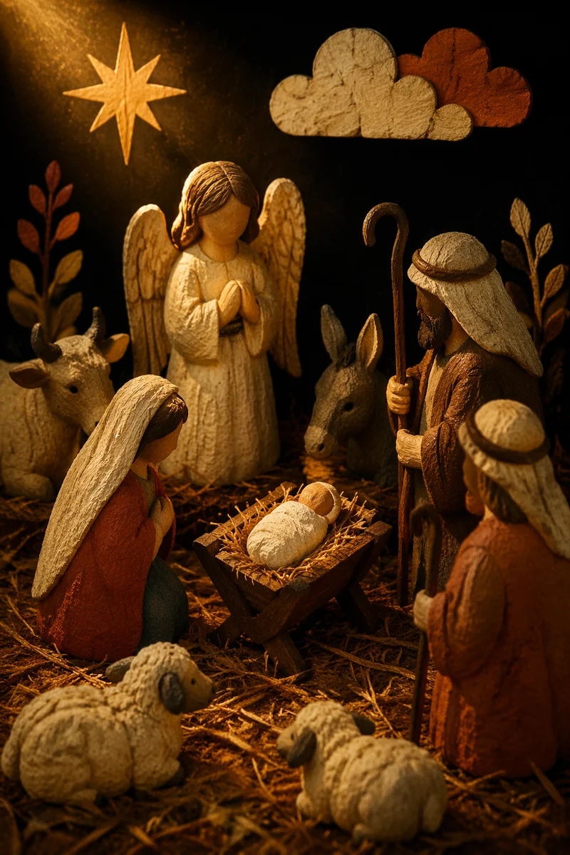 Baby Jesus in Straw Manger