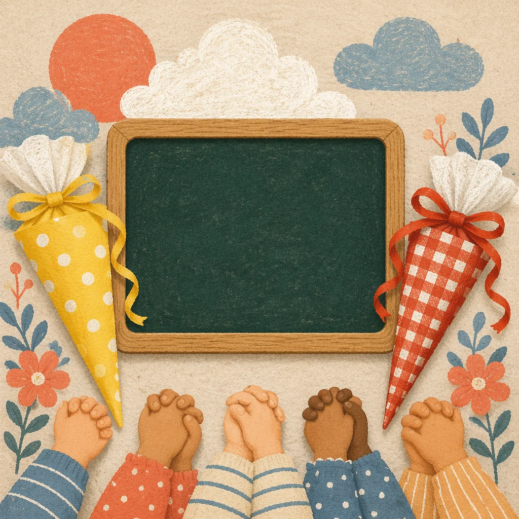 Back to School Prayer with Children’s Hands
