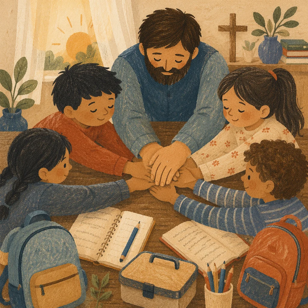Back to School Morning Prayer with Children