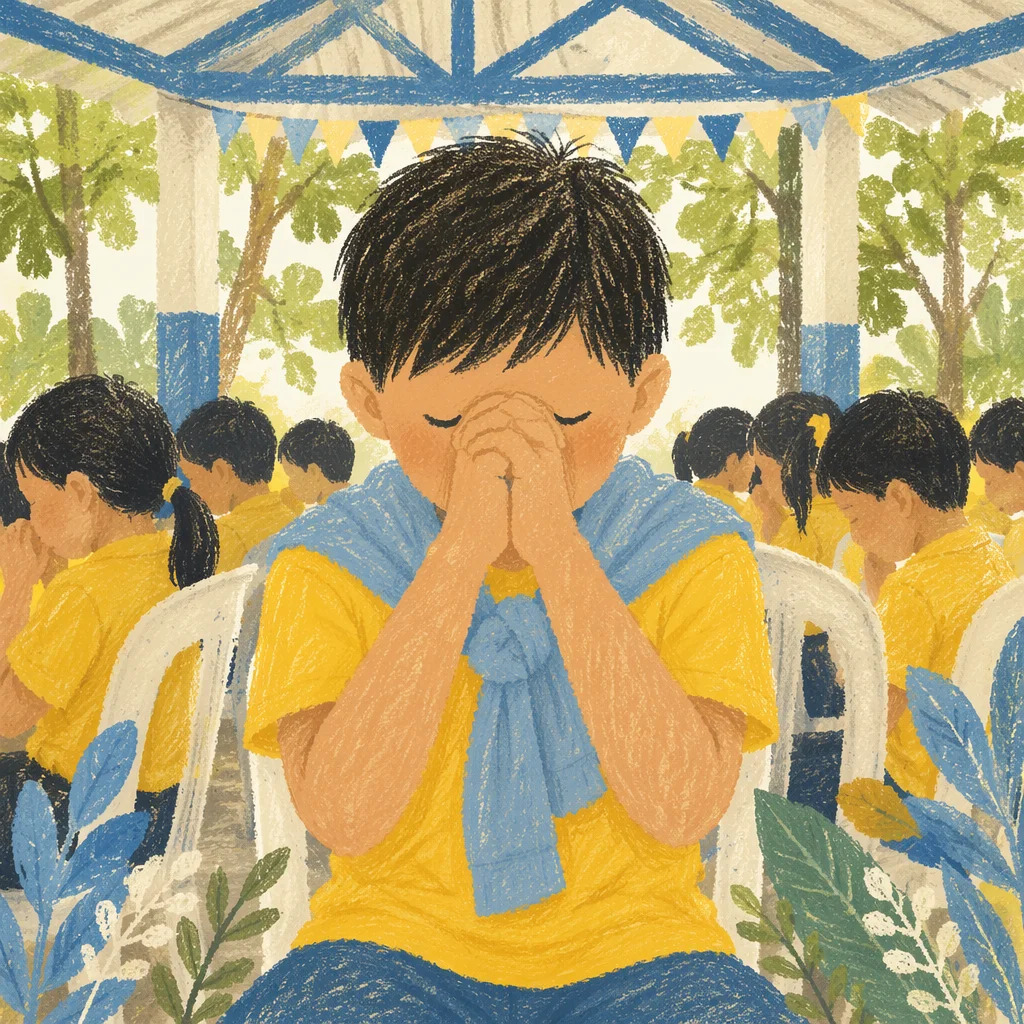 Back to School Prayer Under Pavilion