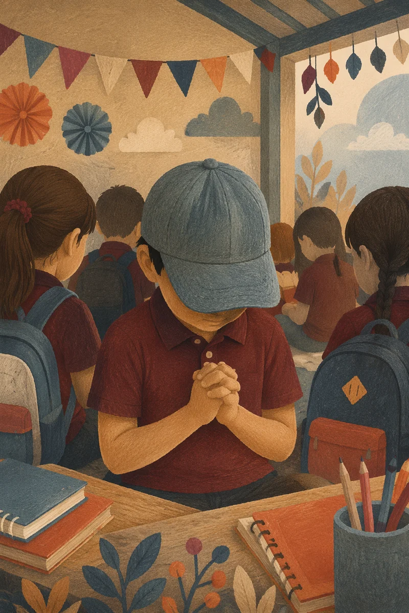 Children Gather for Back to School Prayer