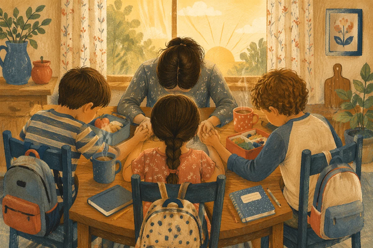 Back to School Prayer at Sunrise