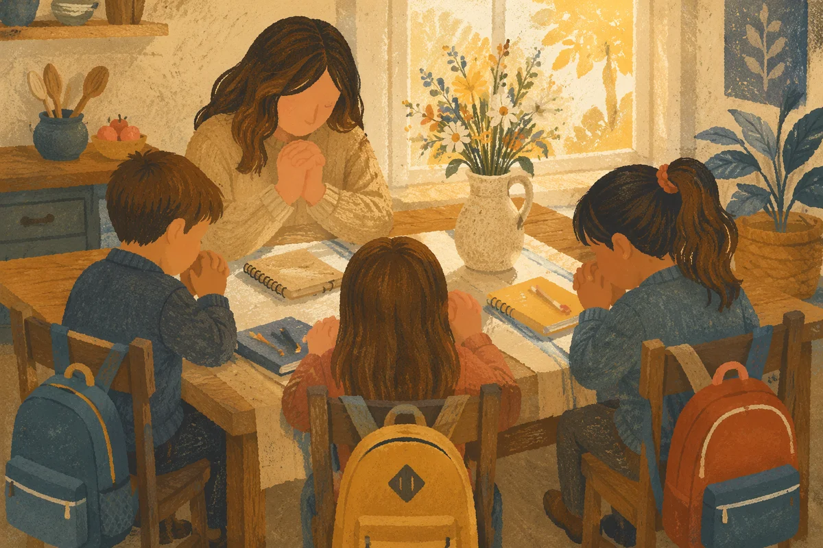 Back to School Prayer at Sunrise