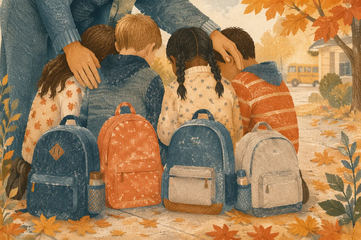 Back to School Prayer with Children