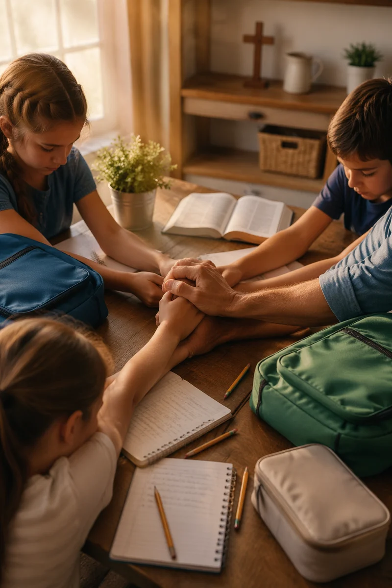 Back to School Morning Prayer with Children