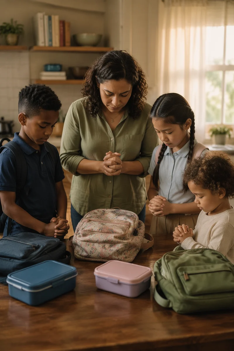 Family Prayer Before First School Day