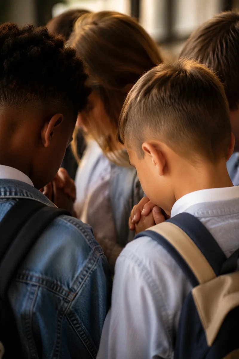 Back to School Children Prayer Circle