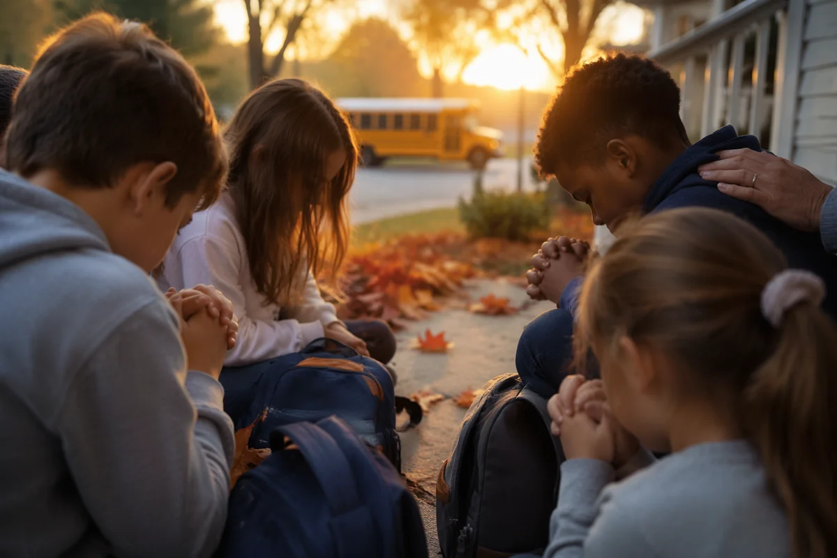 Back to School Prayer with Children