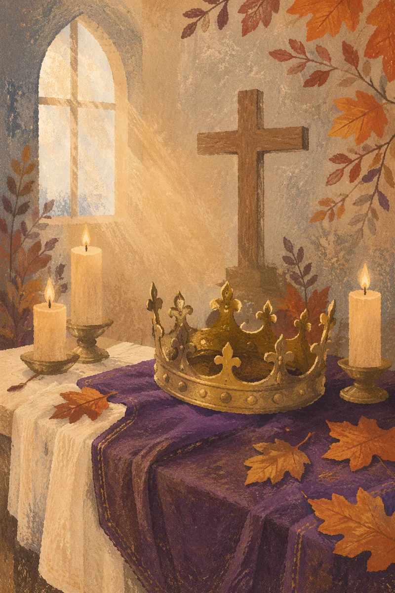 Christ the King Crown and Cross