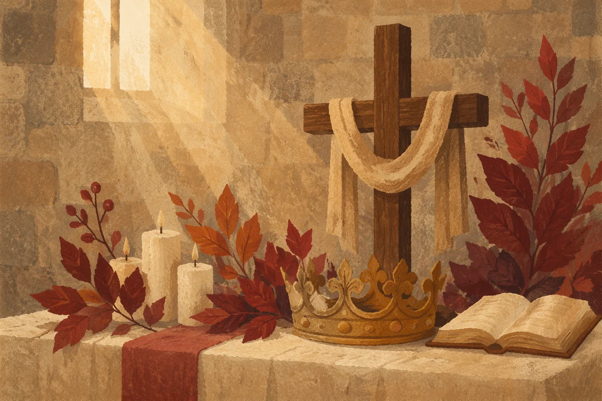 Christ the King Crown and Cross