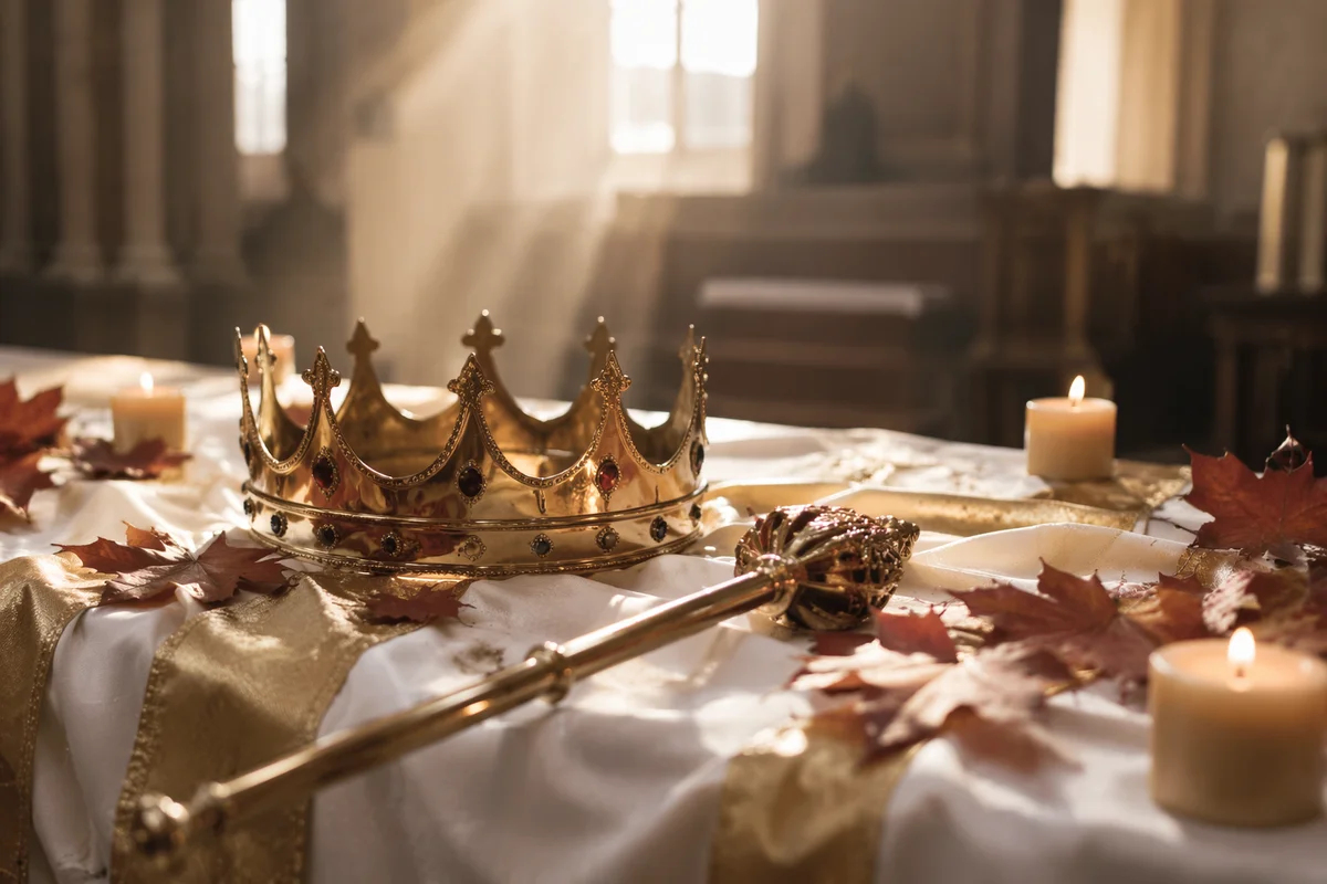 Christ the King Sunday Crown and Scepter