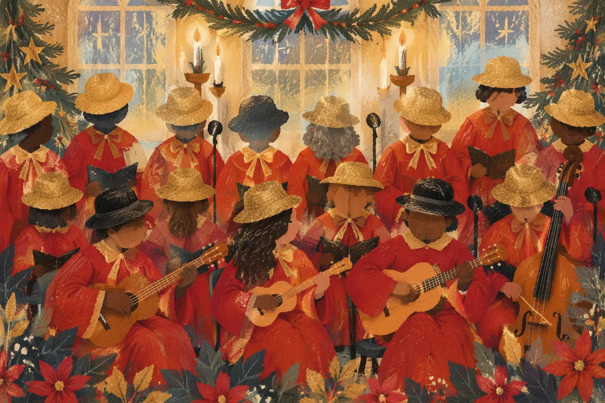 Christmas Choir Cantata in Red Robes