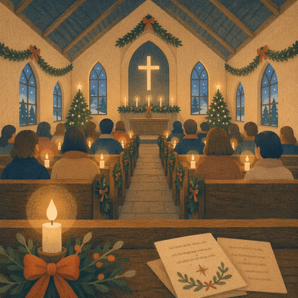 Christmas Eve Candlelight Service in Chapel