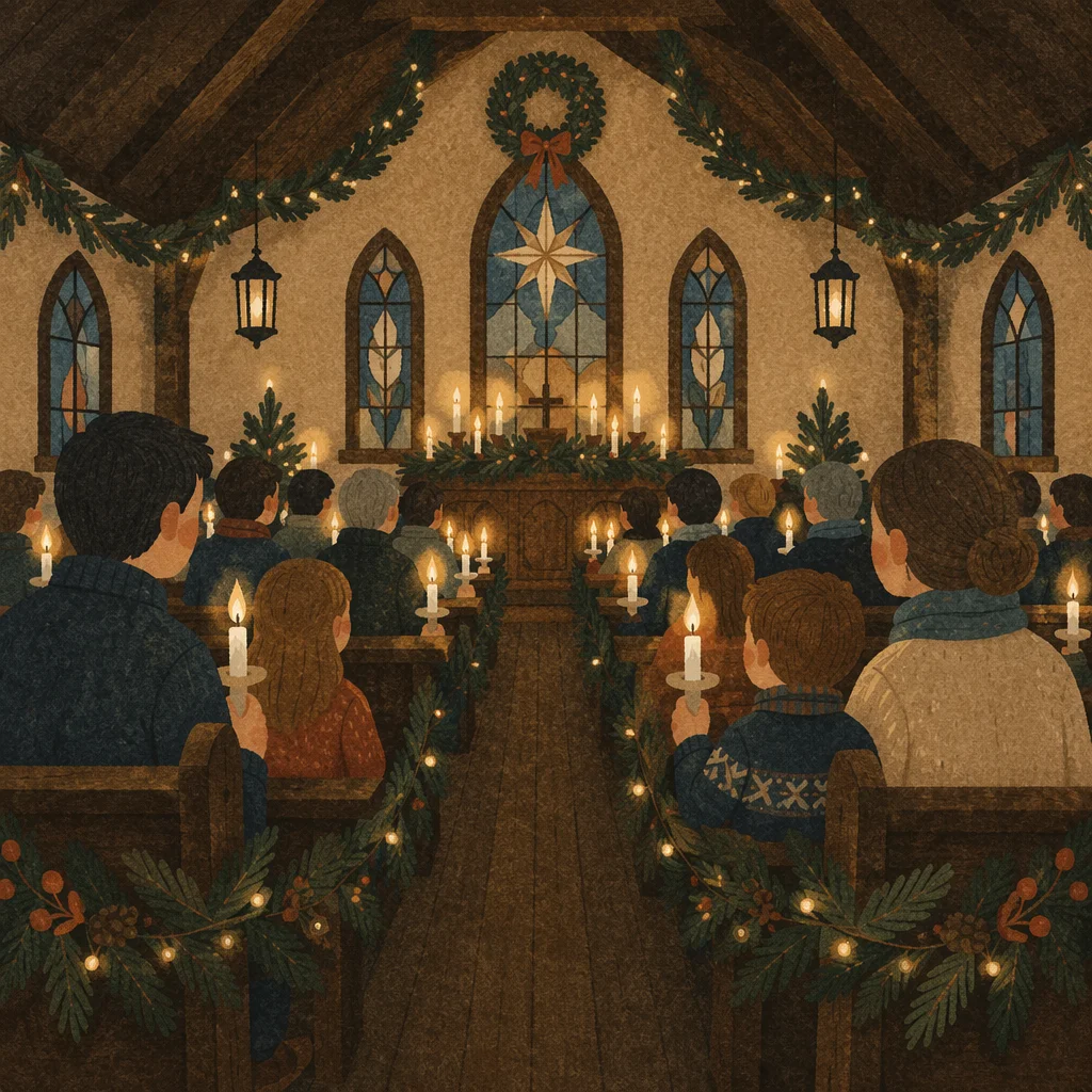 Christmas Eve Candlelight Service in Chapel