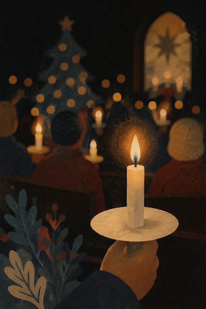 Christmas Eve Candlelight Service Flame