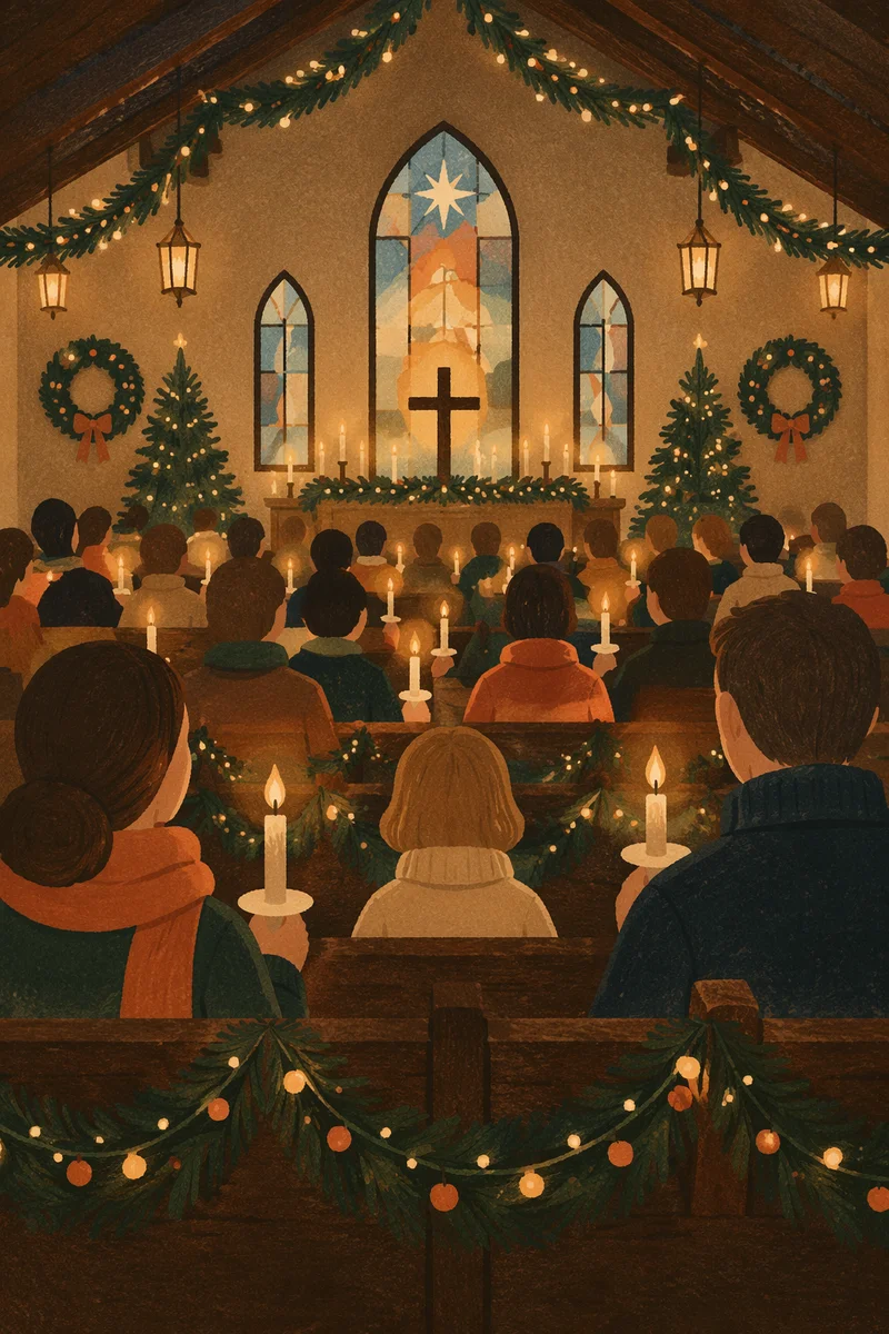 Christmas Eve Candlelight Service in Chapel