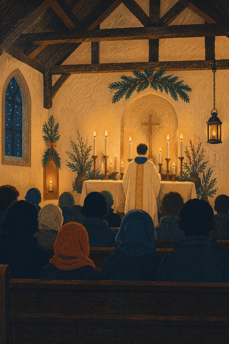 Christmas Eve Candlelight Service in Chapel