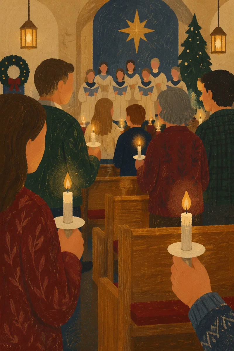 Christmas Eve Candlelight Congregation in Sanctuary