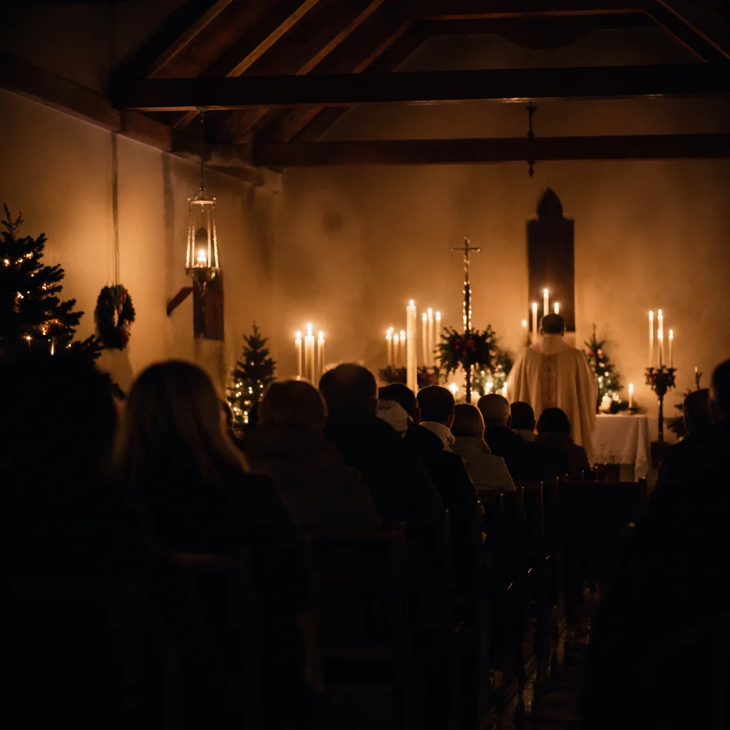 Christmas Eve Candlelight Service in Chapel