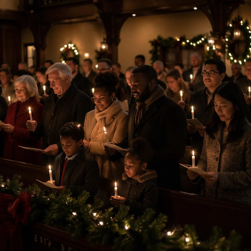Christmas Eve Candlelight Congregation in Church