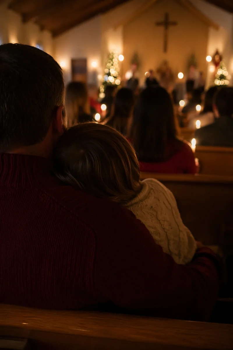 Christmas Eve Candlelight Service Congregation