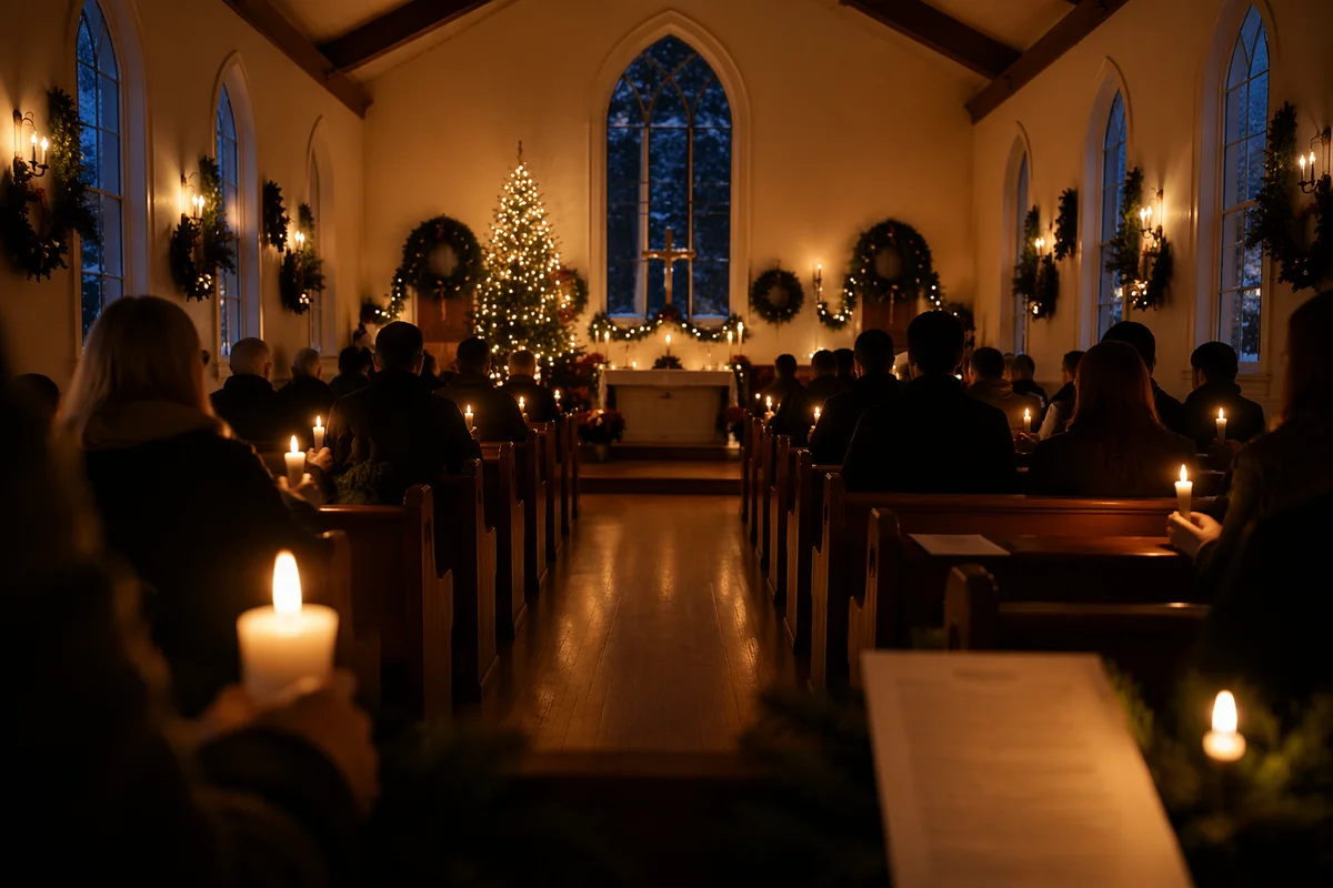 Christmas Eve Candlelight Service in Chapel